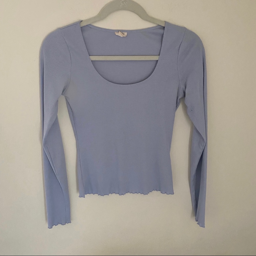 Garage Light Blue Long sleeve Top